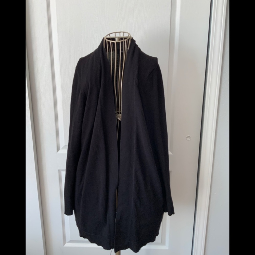 Simple Black Cardigan